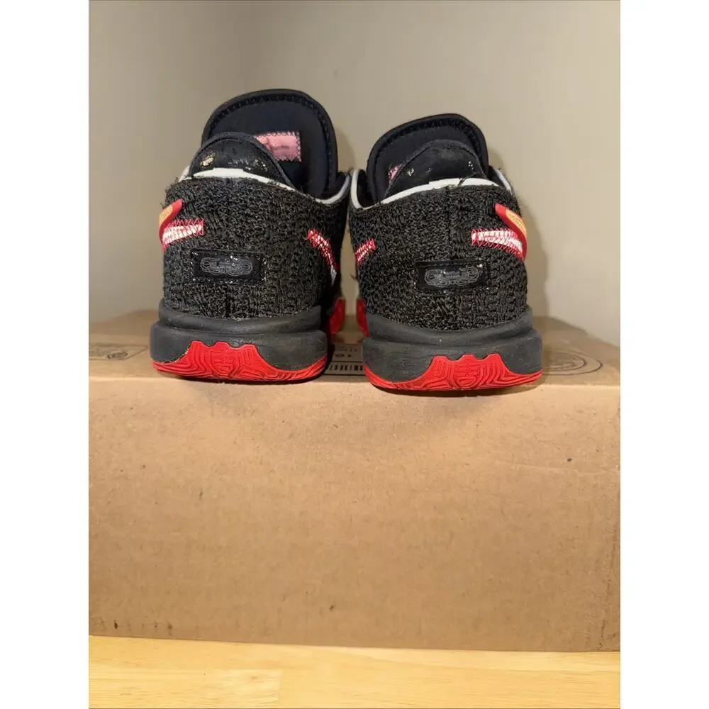 Size 7Y - Nike LeBron 20 XX Black Red Gold DQ8651-001 GS Youth Basketball